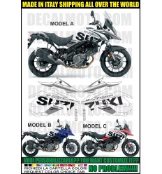 VSTROM DL 650 2017 2019 SIGN FC WHITE